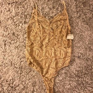 Brand new Nude Lace Bodysuit!
